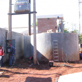 Línea de conducción principal, estaciones de bombeo y planta