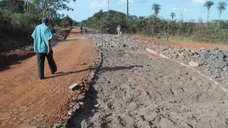 Pavimentación tipo empedrado e infraestructuras en la Red Vial Nacional. Paquete 2