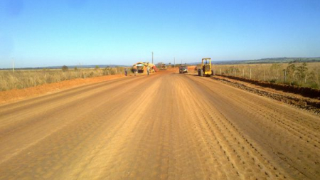 Pavimentación tipo empedrado e infraestructuras en la Red Vial Nacional.