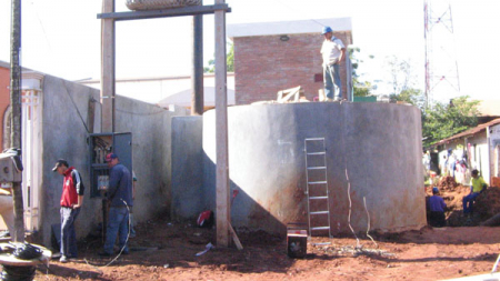 Línea de conducción principal, estaciones de bombeo y planta de tratamiento de líquidos cloacales